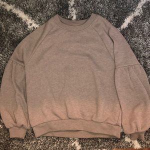 Aerie ballon-sleeve crewneck | size small